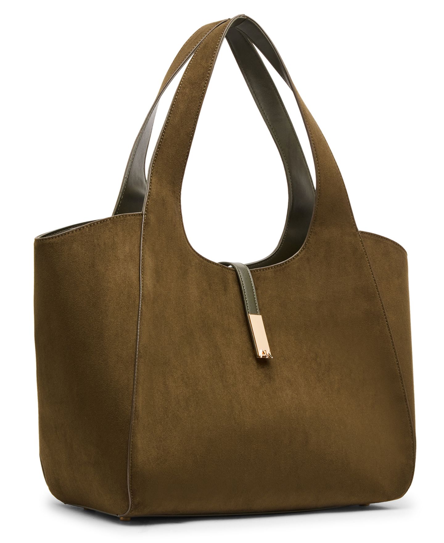 Женская сумка Anne Klein Extra-Large Work Laptop Sleeve Tote, цвет: Зелёный — фото 3