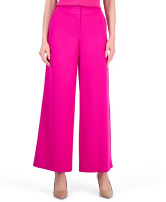 Women's Mid-Rise Wide Leg Pants