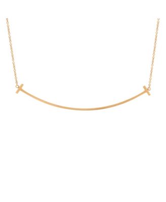 T Smile Pendant Necklace