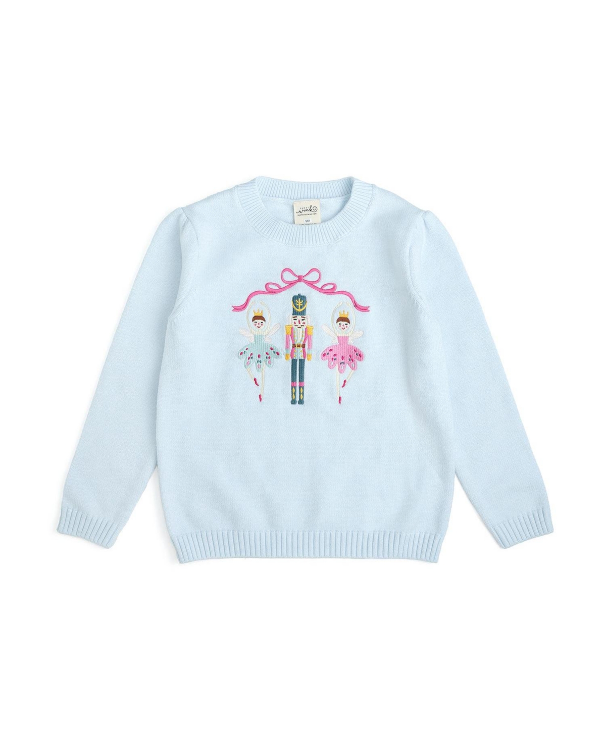 Sweet Wink Toddler Girls' 2T-5T Nutcracker Embroidered Christmas Sweater