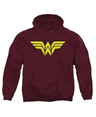 Men's Wonder Woman Logo Graphic Classic-Fit Pull-Over Hoodie