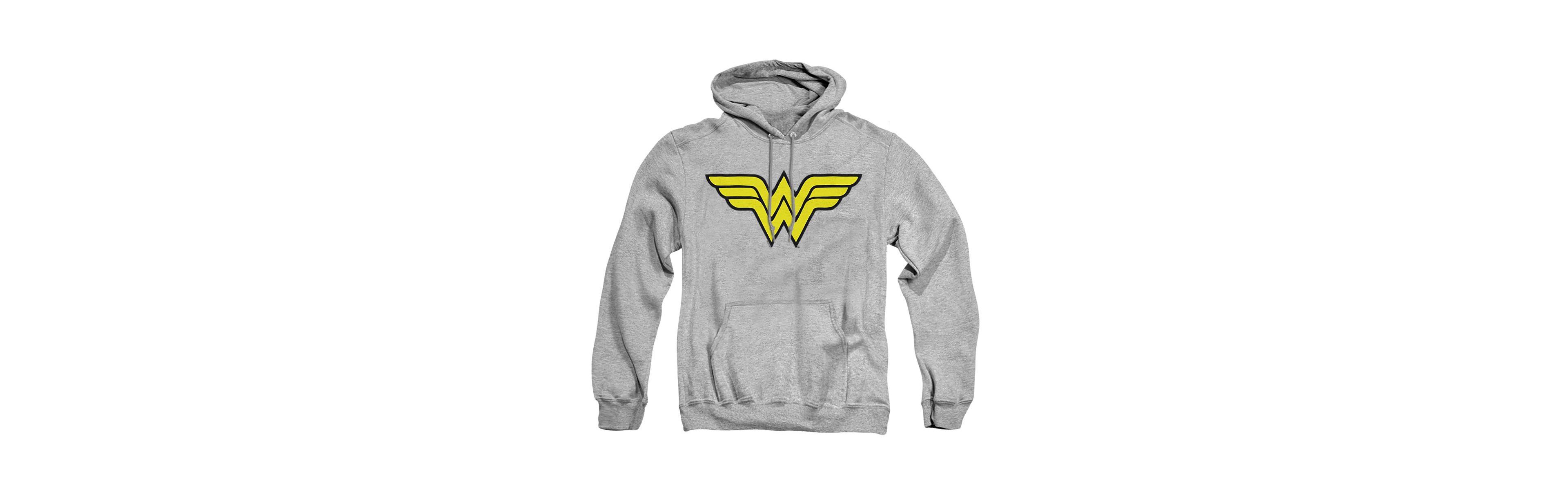 Justice League Men's Wonder Woman Logo Graphic Classic-Fit Pull-Over Hoodie