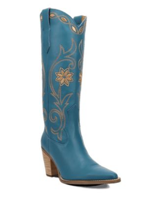 Women's Miss Daisy Knee-High Western Pointed-Toe Boots