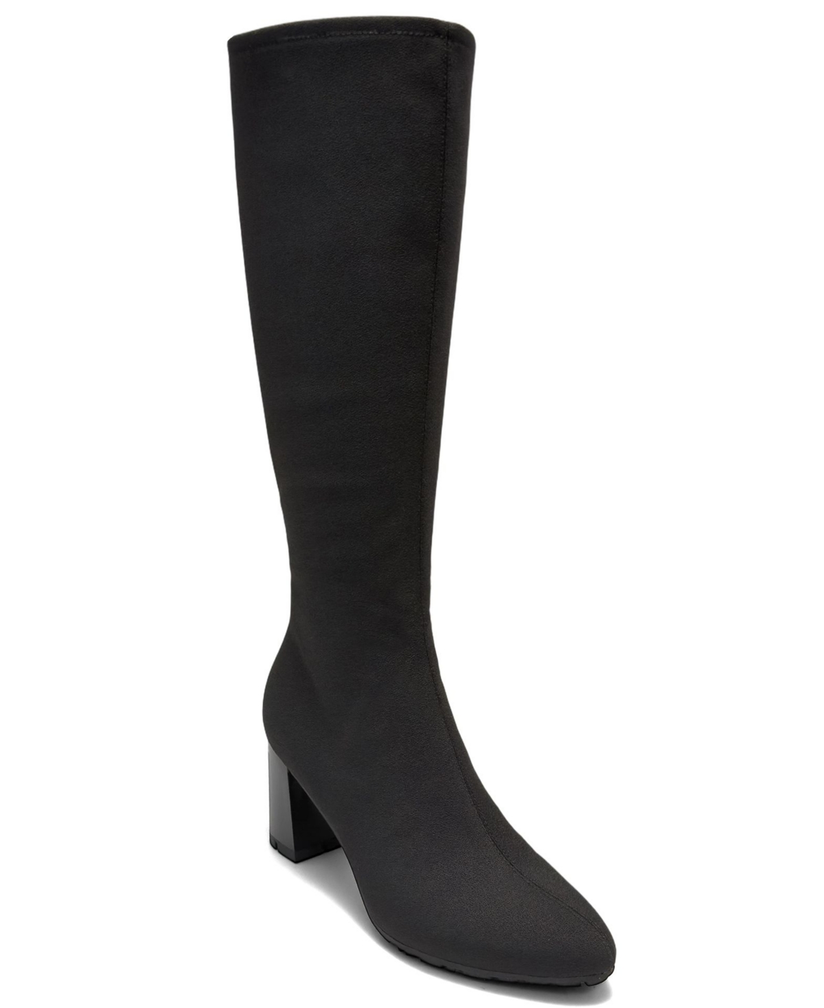 Aerosoles Women's Brynn Knee Boots - Black Faux Suede