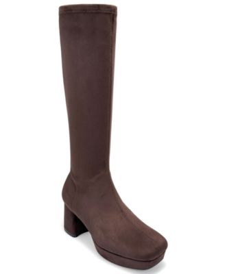 Women's Sasha Over-the-Knee Square-Toe Platform Boots