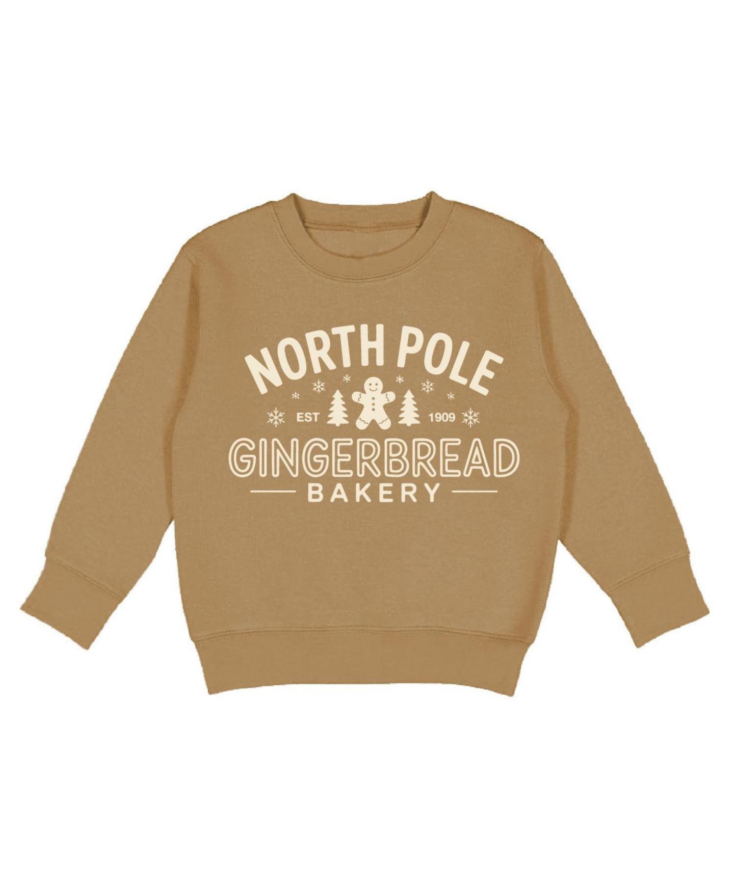 Толстовка Sweet Wink Holiday Crewneck Long-Sleeve для мальчиков-малышей, цвет: Мокко — фото 1
