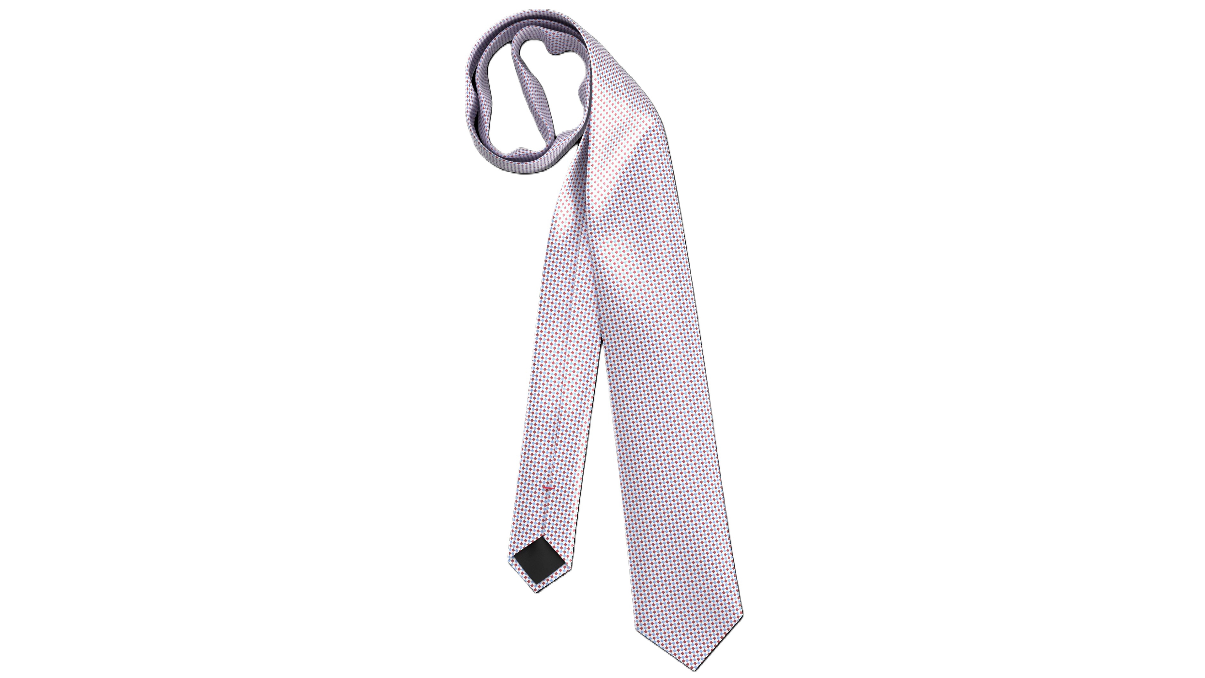 Hugo Boss Men's Geometric Print Skinny Tie