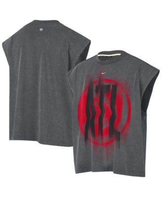 Men's Charcoal Atlanta Hawks 2026 Standard Issue Pre-Game Sleeveless Top