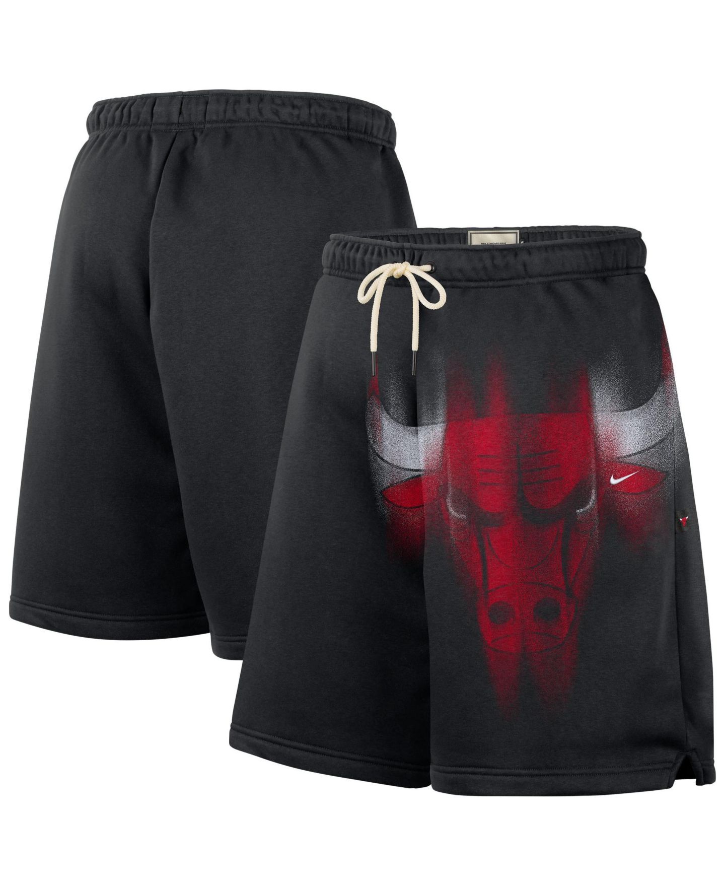Мужские шорты Nike Black Chicago Bulls 2026 Standard Issue Practice Icon Fleece — фото 1