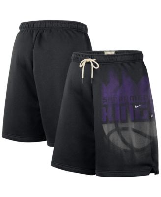 Men's Black Sacramento Kings 2026 Standard Issue Practice Icon Fleece Shorts
