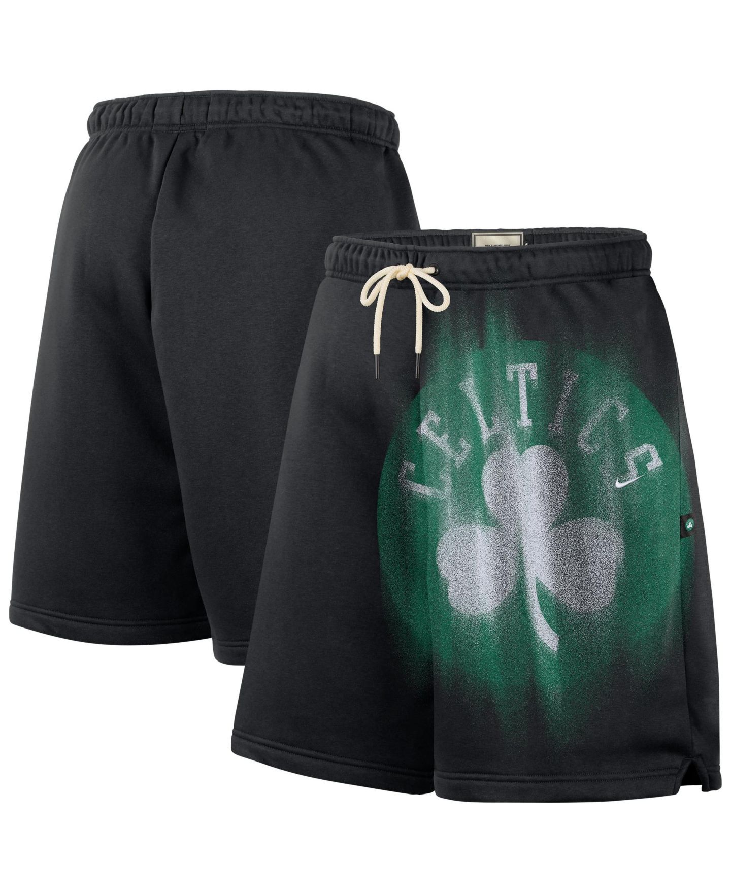 Мужские шорты Nike Black Boston Celtics 2026 Standard Issue Practice Icon Fleece — фото 1