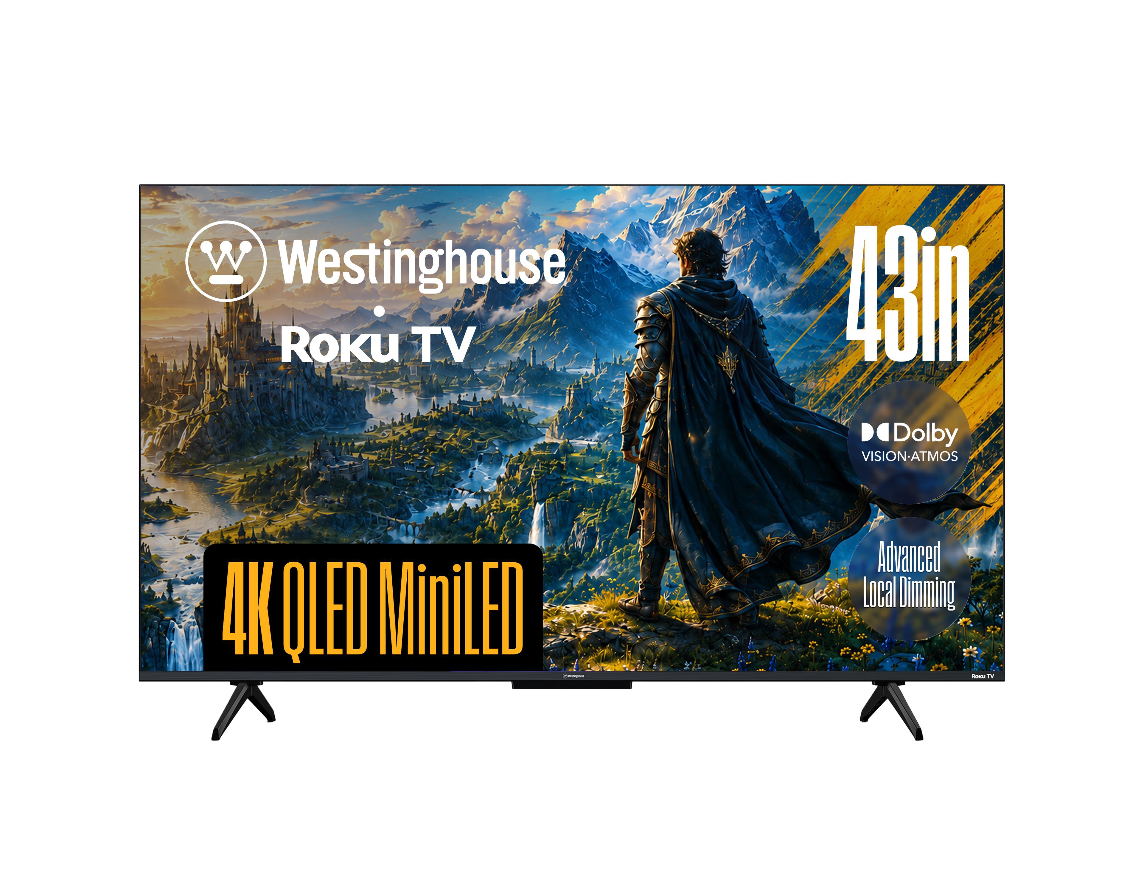 Westinghouse 43" Mini-led Qled 4K Uhd Roku Smart Tv