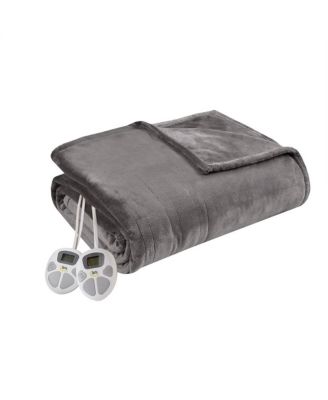 Plush Fast Heating Heated Blanket