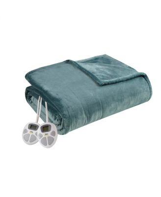 Plush Fast Heating Heated Blanket