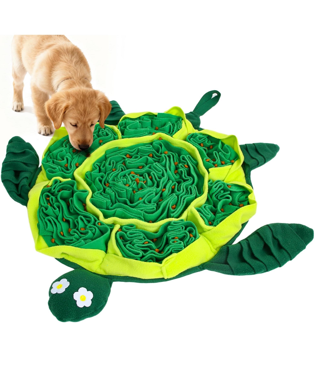 Magicorange Turtle Design Dog Snuffle Mat Interactive Puzzle Feeding Game Mental Stimulation Slow Feeder