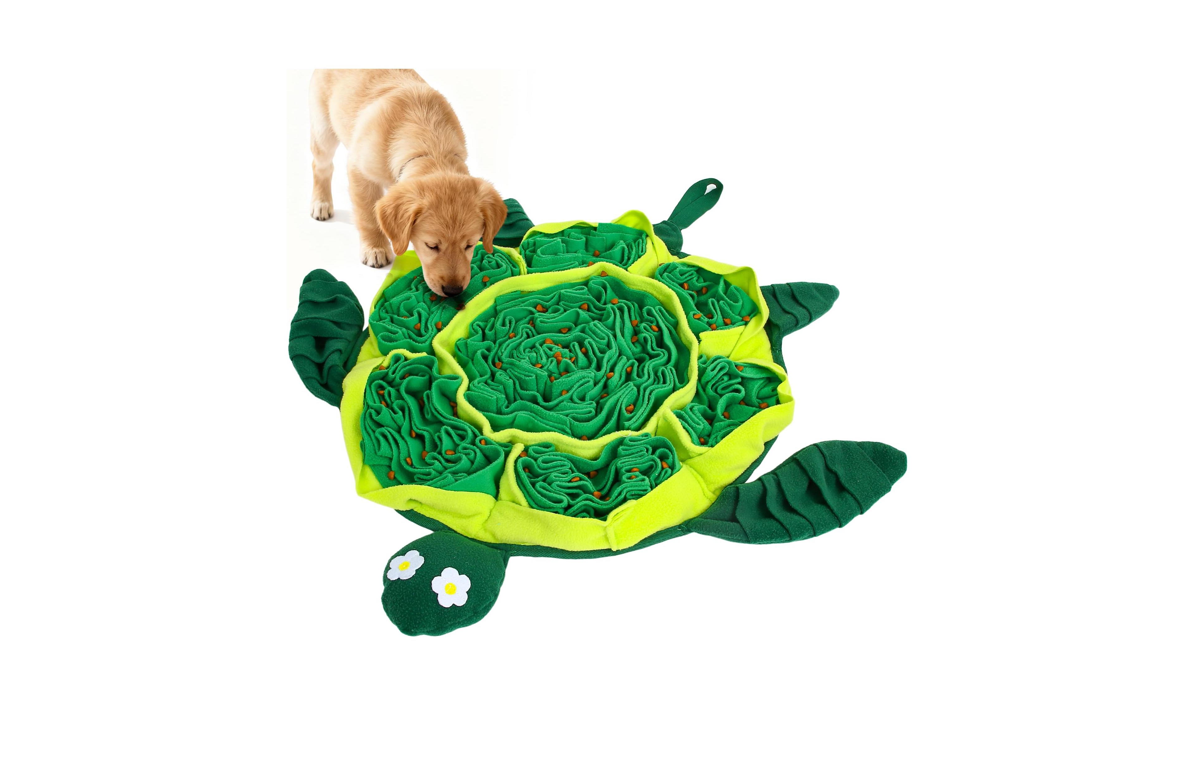Magicorange Turtle Design Dog Snuffle Mat Interactive Puzzle Feeding Game Mental Stimulation Slow Feeder