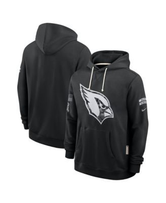 Men's Black Arizona Cardinals 2026 Salute to Service Sideline Pullover Hoodie