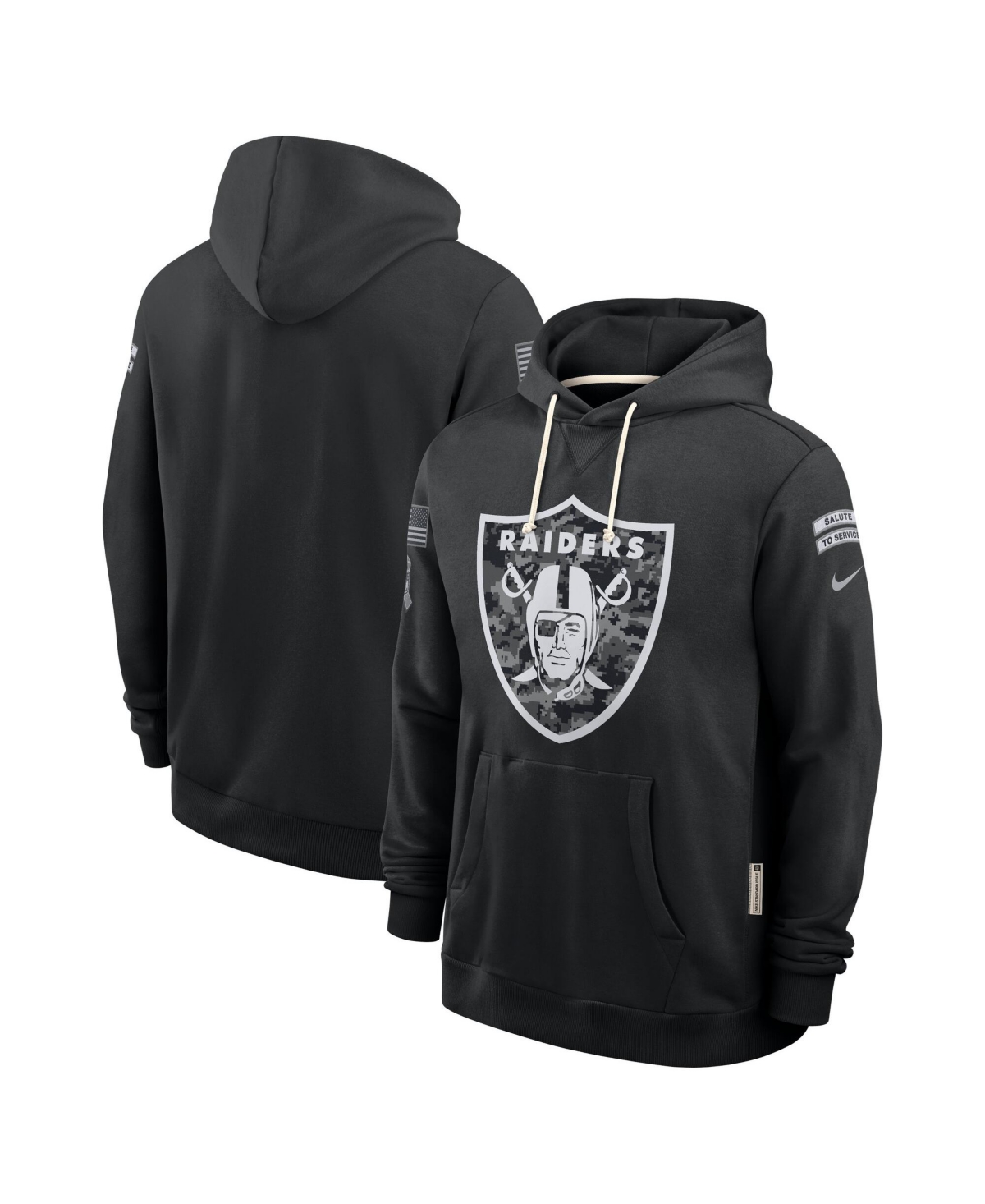 Nike Men's Black Las Vegas Raiders Sideline Pullover Hoodie