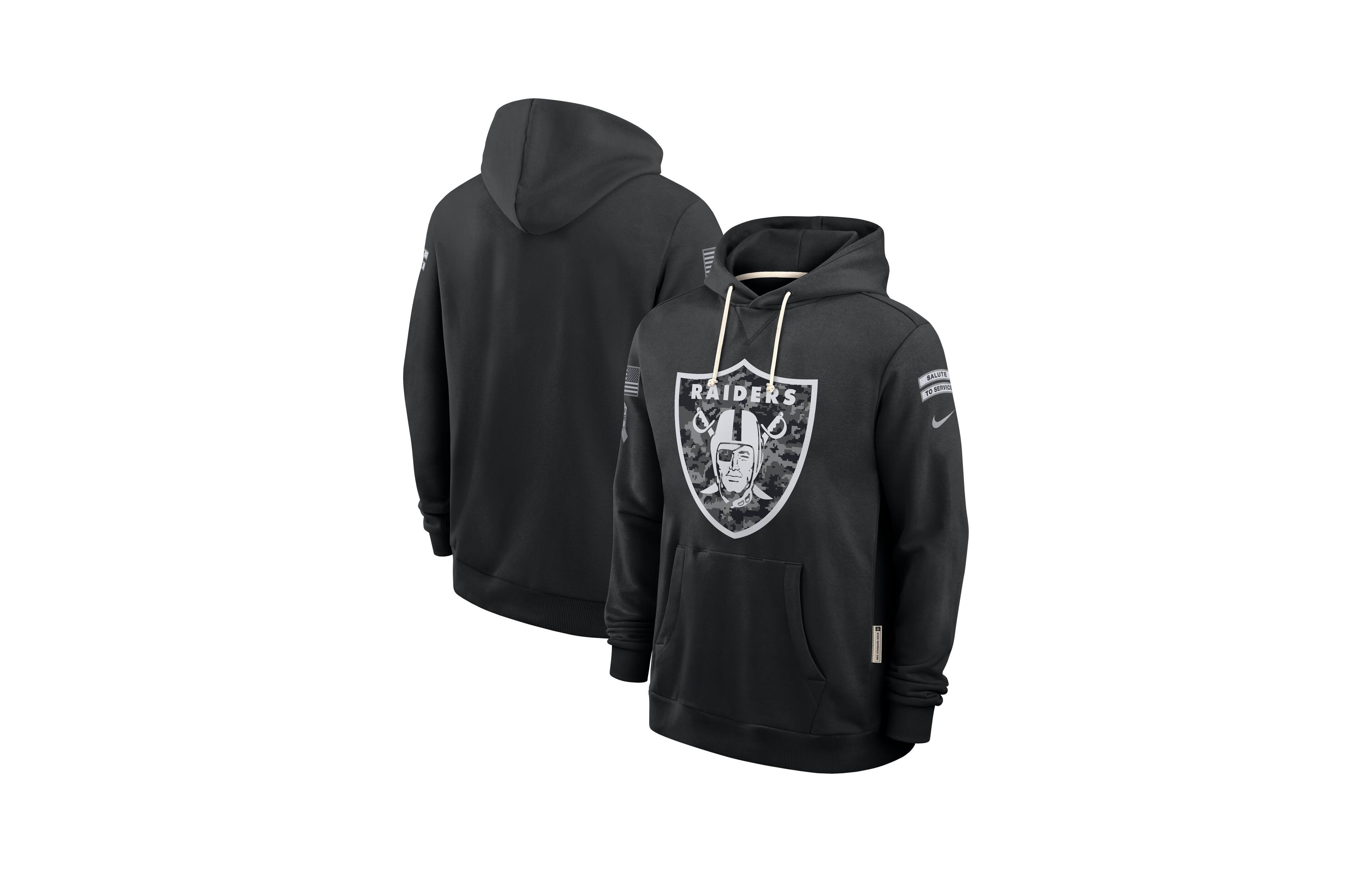 Nike Men's Black Las Vegas Raiders Sideline Pullover Hoodie