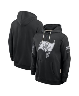 Nike - Men's Black Tampa Bay Buccaneers 2026 Salute to Service Sideline Pullover Hoodie Black