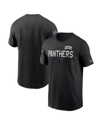 Men's Black Carolina Panthers 2026 Salute to Service Sideline Dri-FIT T-Shirt