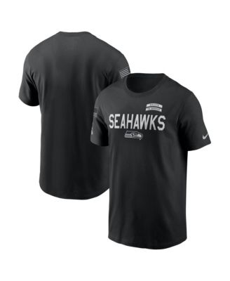 Men's Black Seattle Seahawks 2026 Salute to Service Sideline Dri-FIT T-Shirt