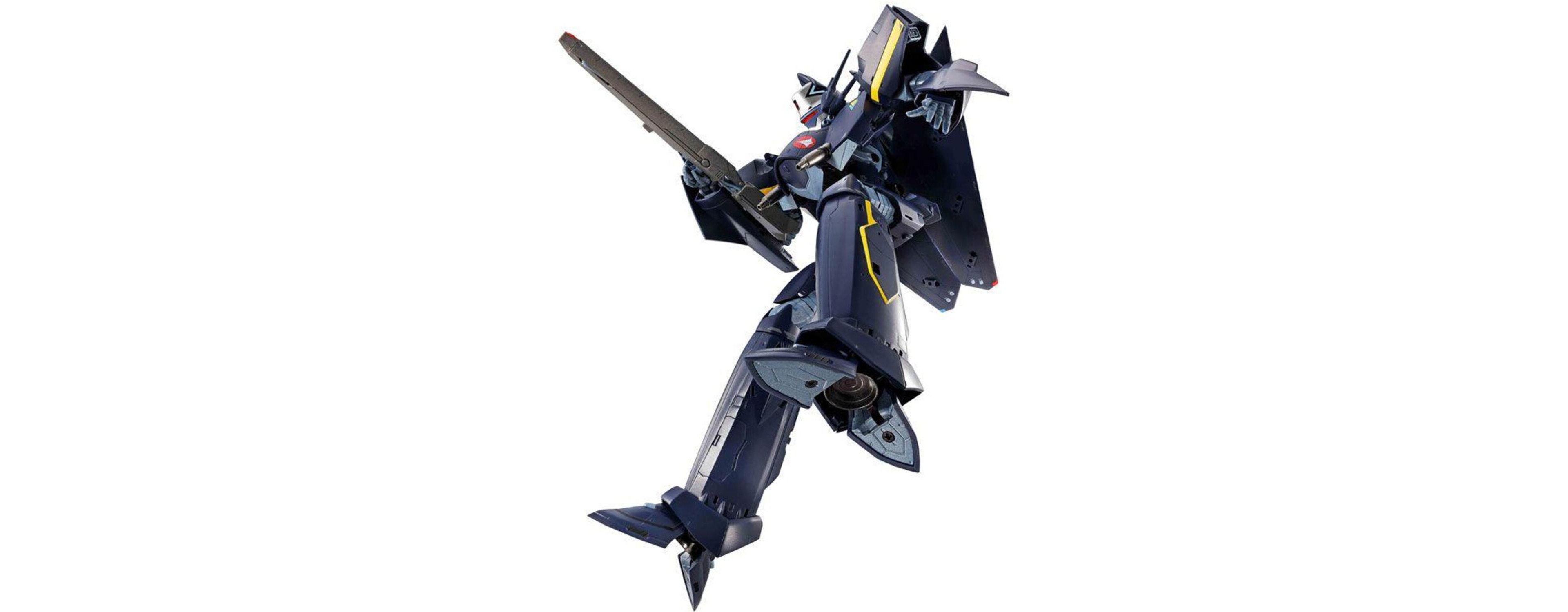 Bandai Tamashii Nations Macross 7 Dx Chogokin Vf-17S Nightmare Stealth Valkyrie Action Figure, Ages 15+