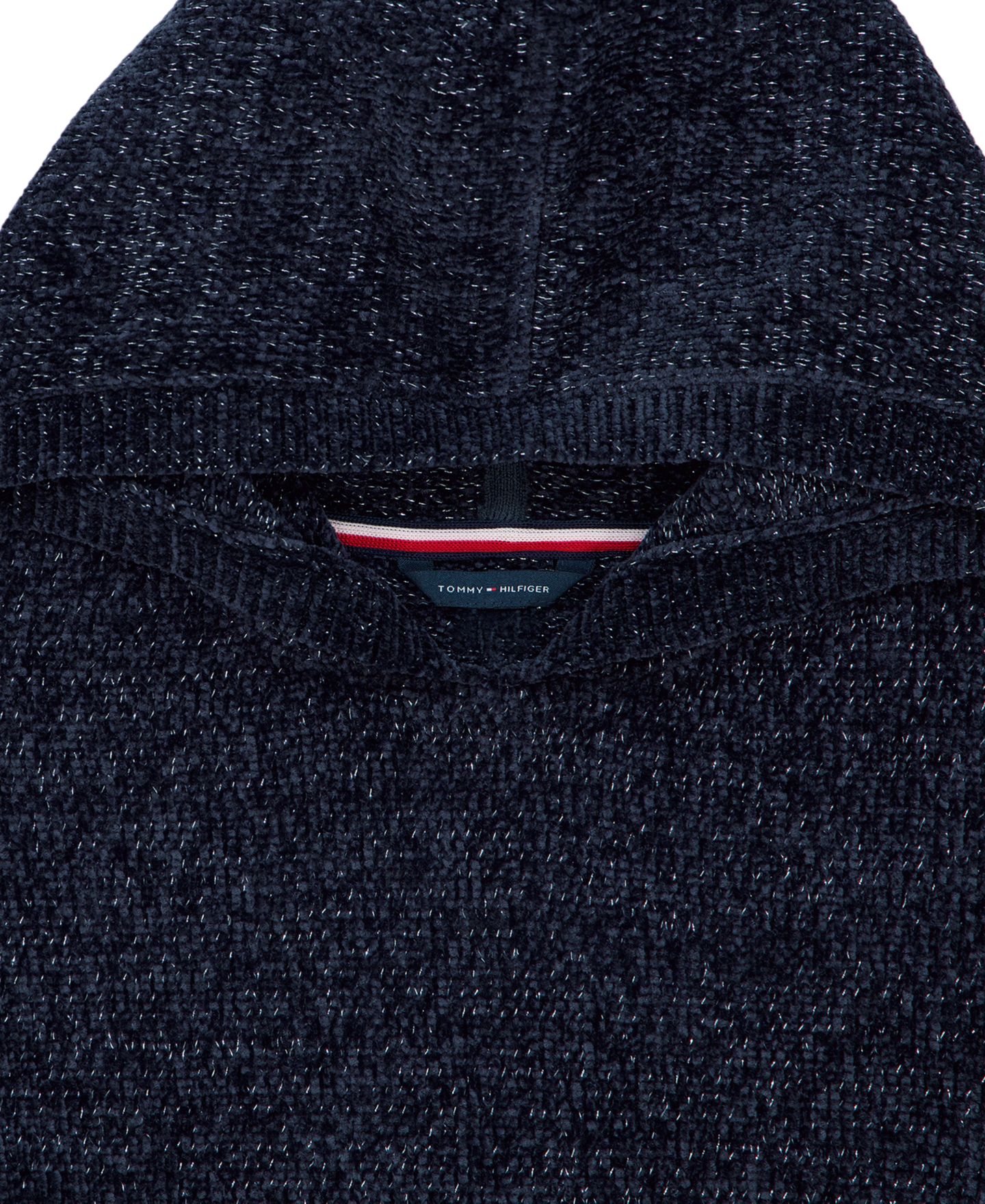 Худи Tommy Hilfiger Chenille Drop-Shoulder для девочек, цвет: Мерло — фото 9
