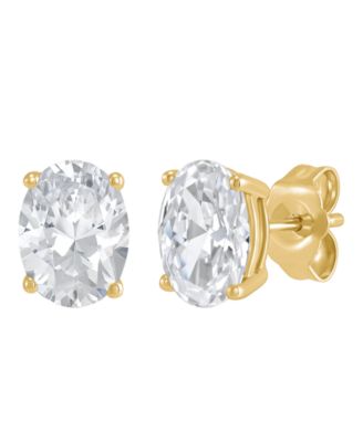 IGI Certified Lab-Grown Diamond Stud Earrings (2 ct. t.w.) in 14k White or Yellow Gold