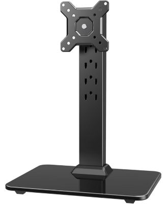 Height-Adjustable 360-Rotation Monitor Stand, Compatible with 13"-34" Monitors up to 44 lbs (VESA 75x75/100x100mm)