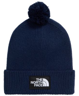 Pom-Pom Rib-Knit Beanie