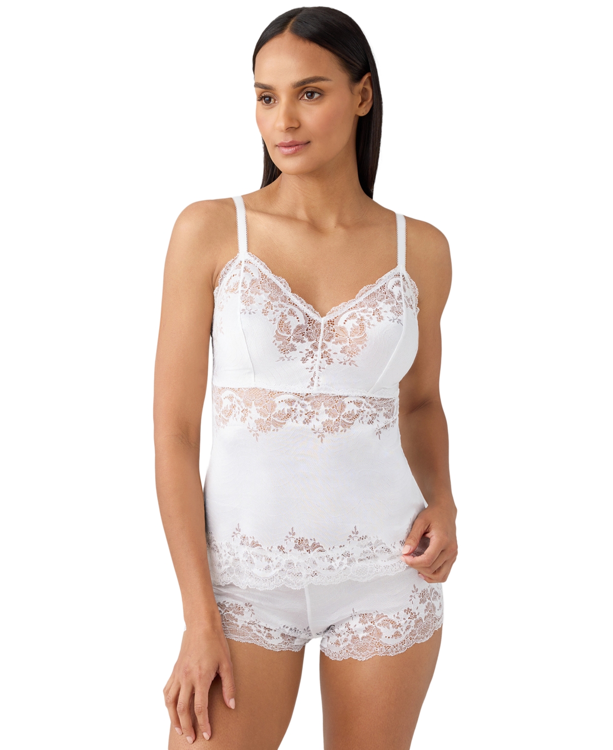 Wacoal Women's Modern Affair Cami Top in White | Size: Medium | HerRoom.com