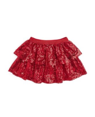 Little Girls 2 to 6 Ruby Sequin Tutu Skirt