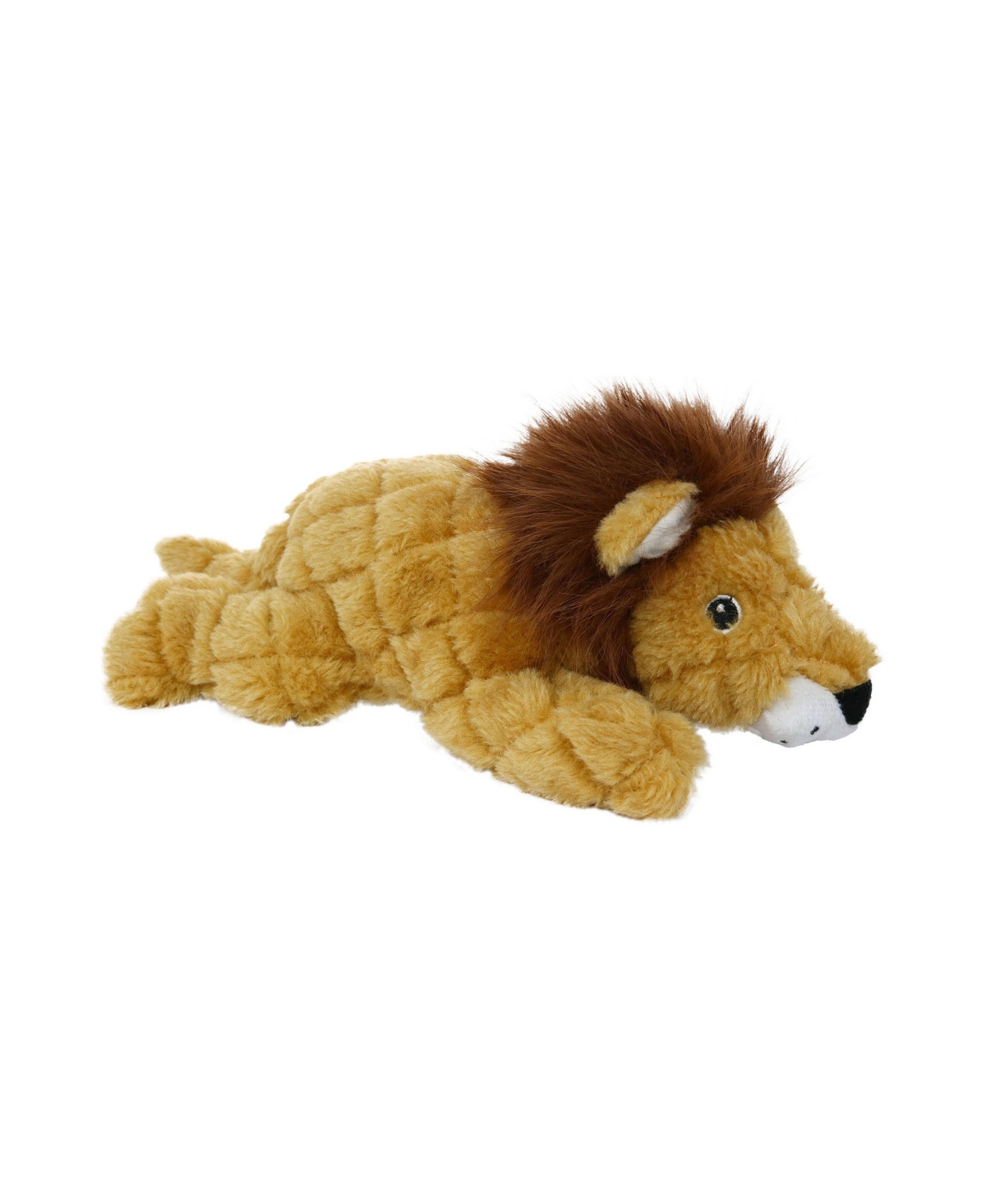Mighty Safari Lion, Durable Plush Squeaky Dog Toy