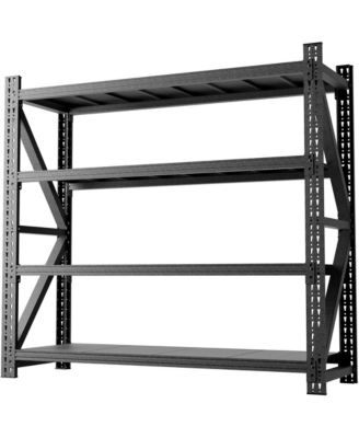 Heavy Duty Storage Rack 6000lb Capacity 4 Shelf Adjustable Steel