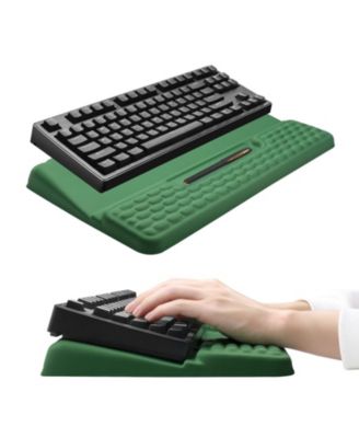 2 in 1 Adjustable Keyboard Stand With Wrist Rest Support Memory Foam