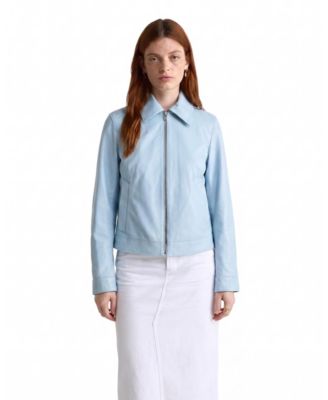 Women's Chloe Leather Jacket, Created for Macy's