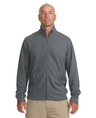 Men's Coastal Texture Full Zip Mock Neck Shirt