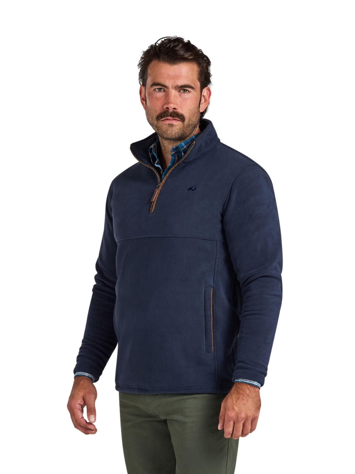 Raging Bull Men's Quarter Zip Fleece Sweatshirt