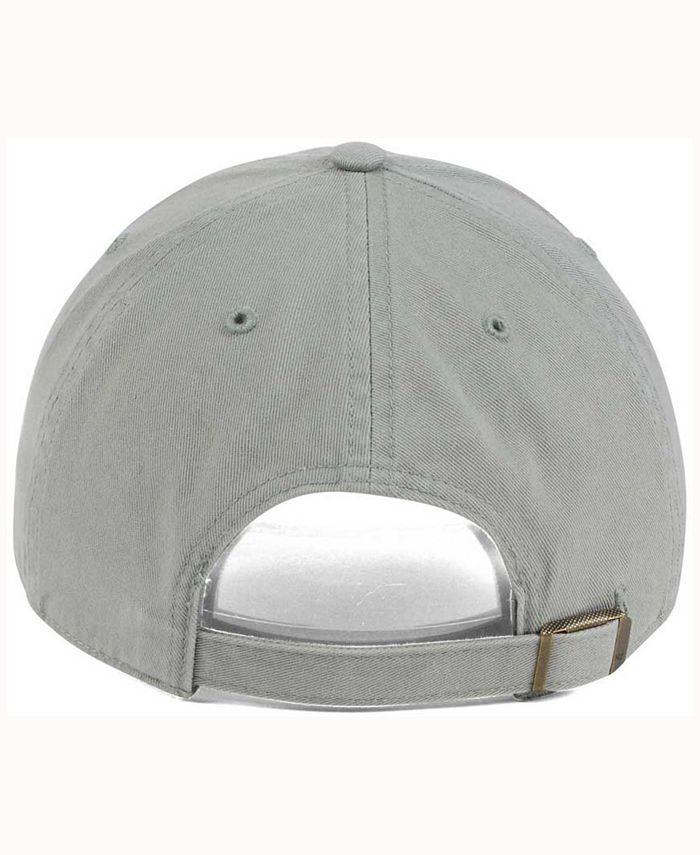 '47 Brand Texas Rangers Gray White CLEAN UP Cap - Macy's