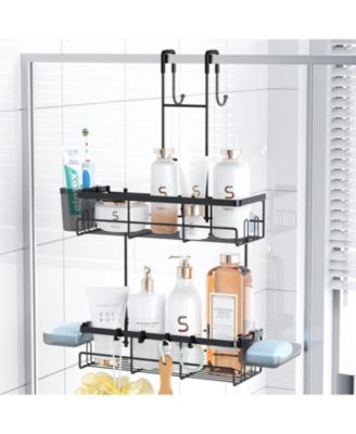 2Pack Over Door Shower Hanging Organizer Bathroom Hardware