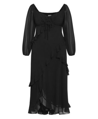 Black Plus Size Maxi Dresses