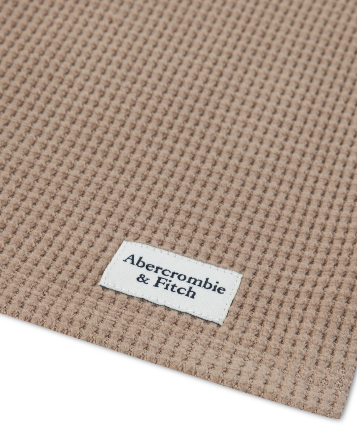 Футболка abercrombie kids Thermal Waffle-Knit Long-Sleeve для мальчиков, цвет: Portabe — фото 3