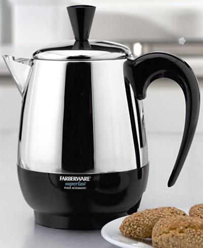 Farberware 4 Cup Stainless Steel Coffee Percolator FCP240, 1 - Baker's