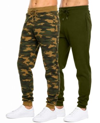Men's Heavyweight Fleece Jogger Sweatpants, 2-Pack
