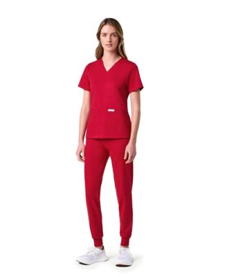 UltraSOFT Women's Scrub Set, 6-Pocket, Slim Fit Medical Uniform Scrub Set