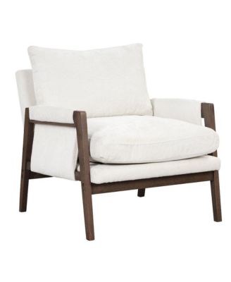 Kelly Mid-Century Modern Velvet Accent Armchair