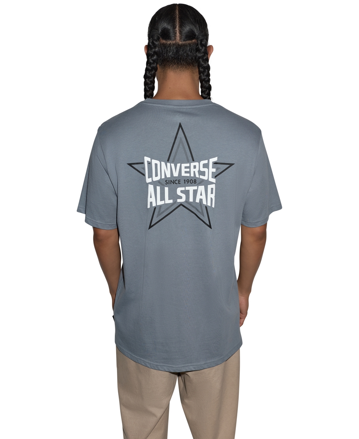 Converse Men's Star Studded Graphic Short-Sleeve T-Shirt