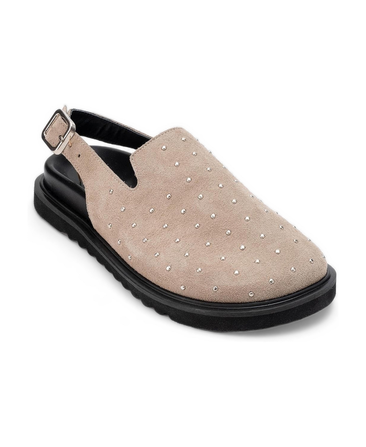 Forever and Always Shoes Women's Our Leather Studded Clogs