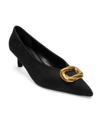 Women's Delhi Buckle Kitten Heel Pump 